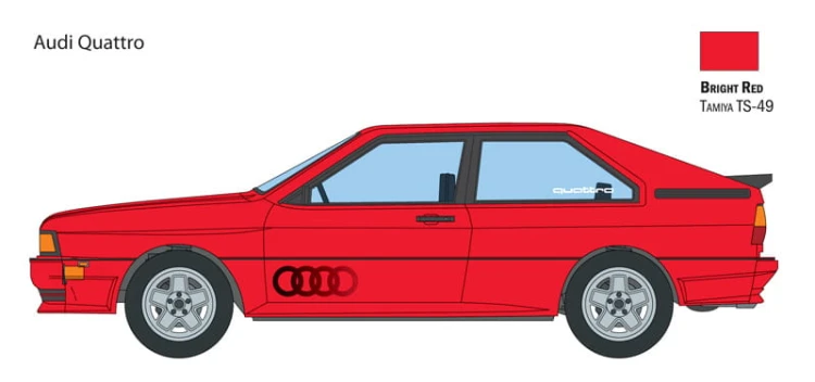 Audi Quattro 3671 Italeri
