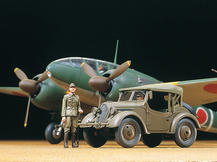 Samolot Mitsubishi Ki-46 III Type 100 & Type 95 Kurogane 25217 Tamiya