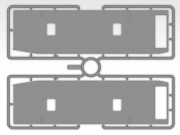 Kontener Universal Military Pod and M8A1 US Landing Mat 53201 ICM