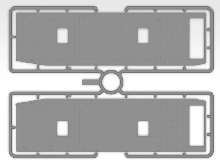 Kontener Universal Military Pod and M8A1 US Landing Mat 53201 ICM