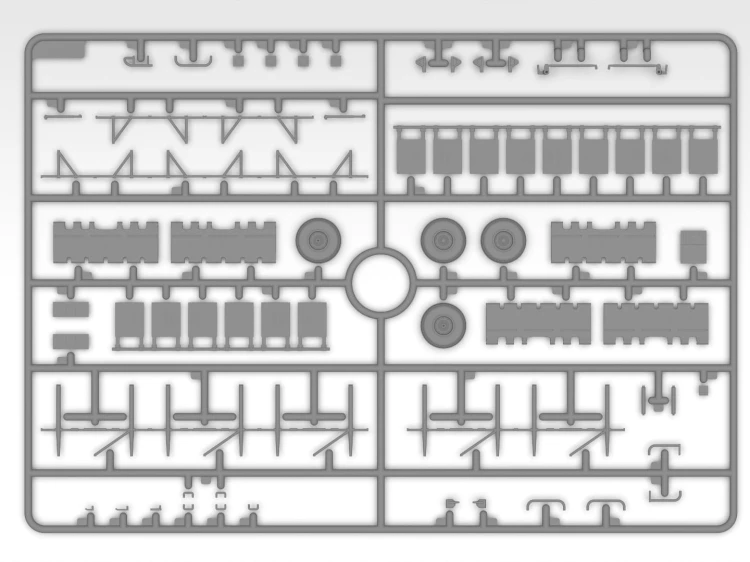 Kontener Universal Military Pod and M8A1 US Landing Mat 53201 ICM