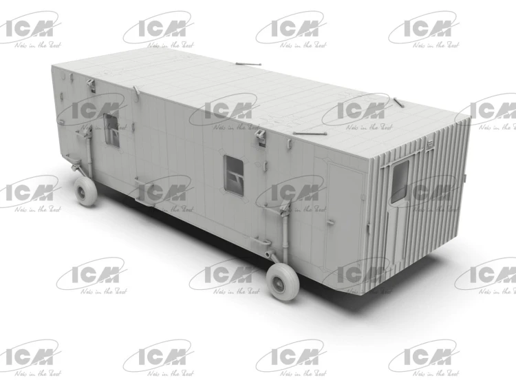 Kontener Universal Military Pod and M8A1 US Landing Mat 53201 ICM