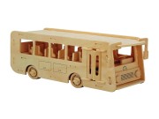 Autokar składanka drewniana puzzle 3D P092 Sea-Land