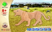 Tygrys składanka drewniana puzzle 3D M003 Sea-Land