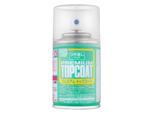 Lakier bezbarwny Premium Mr.TopCoat Flat Clear Finishing Spray B603 Mr.Hobby