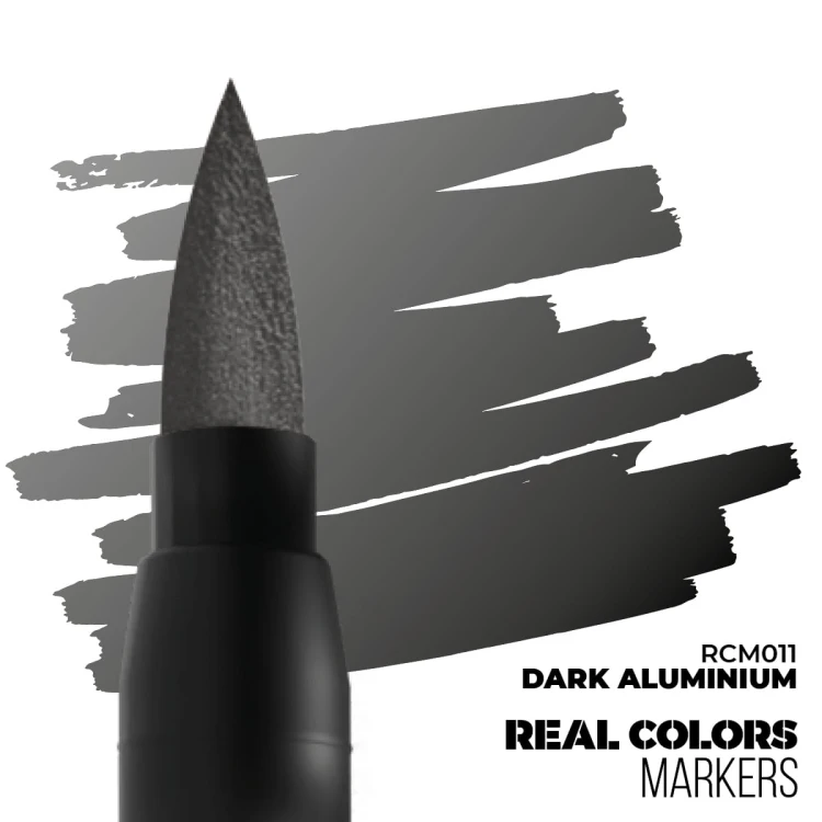 Marker RC Real Colors Dark Aluminium RCM011 AK Interactive
