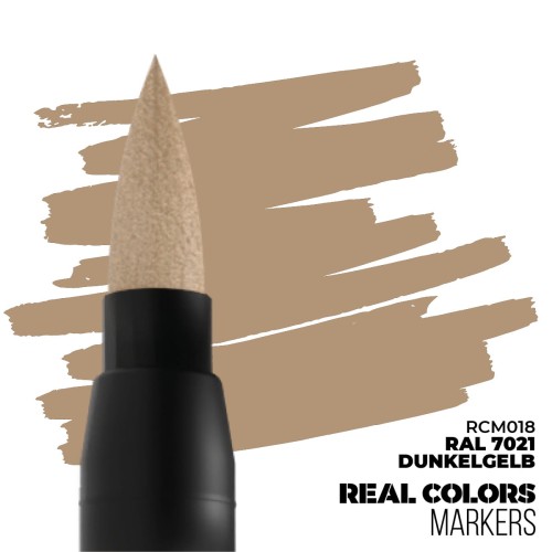Marker RC Real Colors Dunkelgelb RAL7028 RCM018 AK Interactive