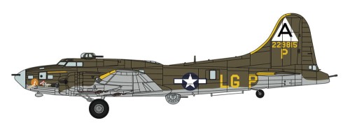 Samolot Boeing B-17F Flying Fortress Miami Clipper 02462 Hasegawa