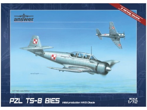 Samolot PZL TS-8 Bies Initial Production WKS Okęcie AA72041 Answer