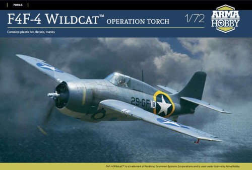 Samolot Grumman F4F-4 Wildcat Operation Torch 70065 Arma Hobby