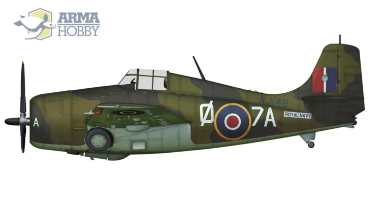 Samolot Grumman F4F-4 Wildcat Operation Torch 70065 Arma Hobby