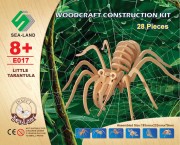 Pająk tarantula składanka drewniana puzzle 3D E017 Sea-Land