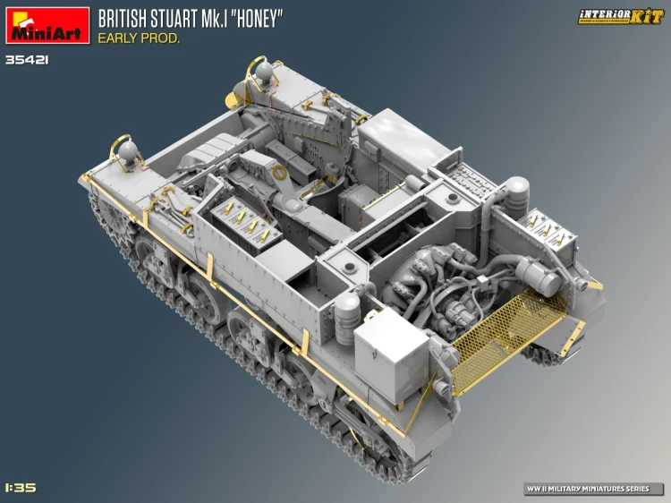 Czołg M3 Stuart Mk.I Honey Early Production 35421 MiniArt