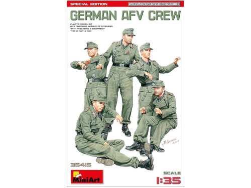 Niemiecka załoga AFV German AFV Crew 35415 MiniArt