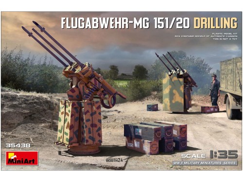 Działo przeciwlotnicze Flugabwehr-MG 151/20 Drilling 35438 MiniArt