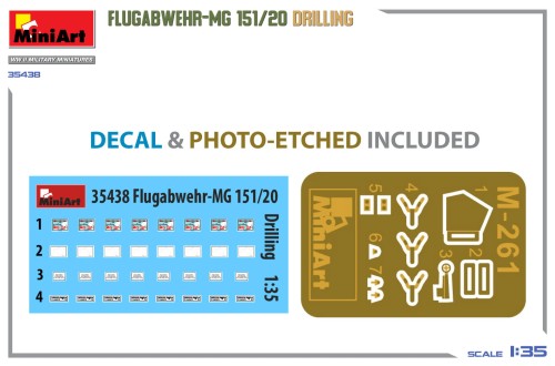 Działo przeciwlotnicze Flugabwehr-MG 151/20 Drilling 35438 MiniArt