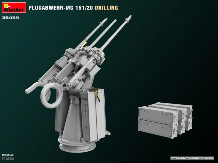 Działo przeciwlotnicze Flugabwehr-MG 151/20 Drilling 35438 MiniArt
