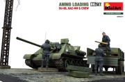 Działo samobieżne SU-85 ciężarówka GAZ-MM diorama 36071 MiniArt