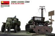 Działo samobieżne SU-85 ciężarówka GAZ-MM diorama 36071 MiniArt