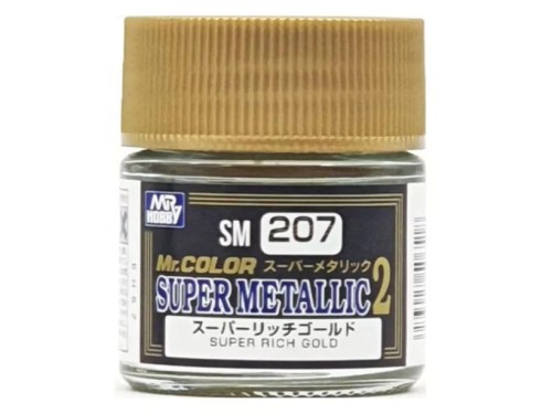 Farba metaliczna Mr.Color Super Rich Gold SM207 Mr.Hobby
