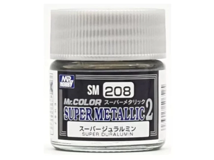 Farba metaliczna Mr.Color Super Duralumin SM208 Mr.Hobby