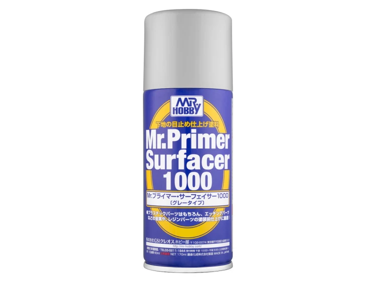 Farba podkładowa Mr.Primer Surfacer 1000 Gray B524 Mr.Hobby