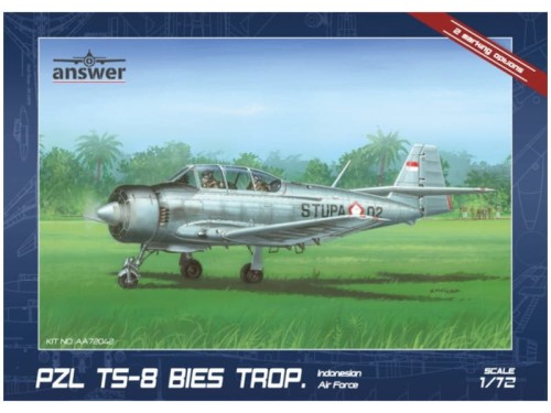 Samolot PZL TS-8 Bies Trop. Indonesian Air Force AA72042 Answer