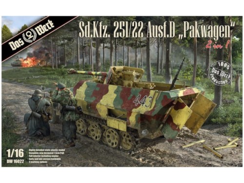 Transporter Sd.Kfz.251/22 Ausf.D Pakwagen DW16022 Das Werk