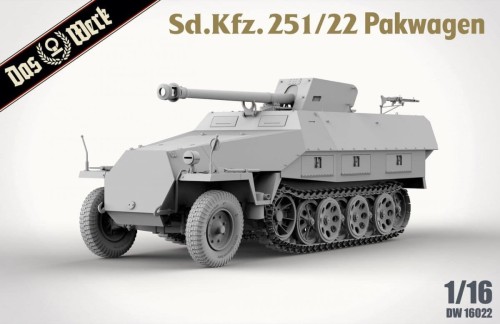 Transporter Sd.Kfz.251/22 Ausf.D Pakwagen DW16022 Das Werk