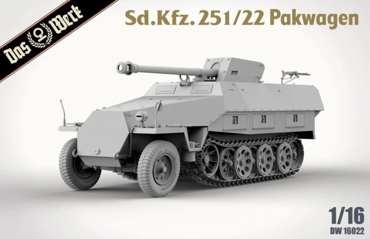 Transporter Sd.Kfz.251/22 Ausf.D Pakwagen DW16022 Das Werk