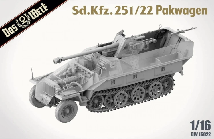 Transporter Sd.Kfz.251/22 Ausf.D Pakwagen DW16022 Das Werk