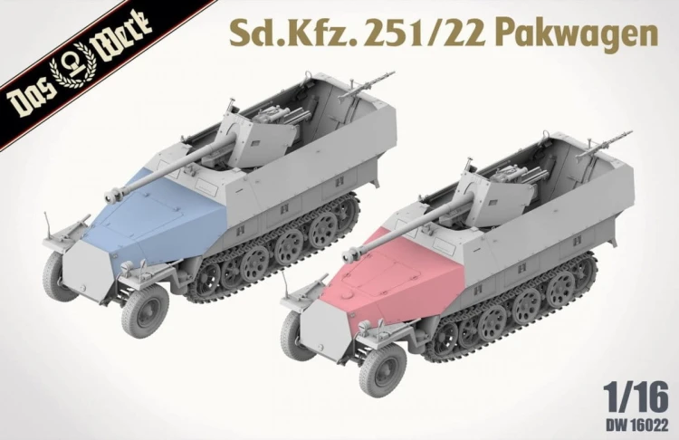 Transporter Sd.Kfz.251/22 Ausf.D Pakwagen DW16022 Das Werk