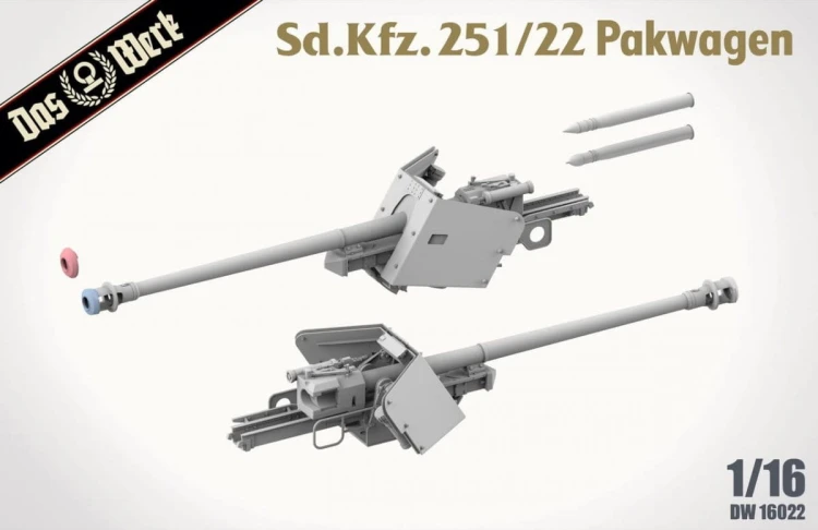 Transporter Sd.Kfz.251/22 Ausf.D Pakwagen DW16022 Das Werk