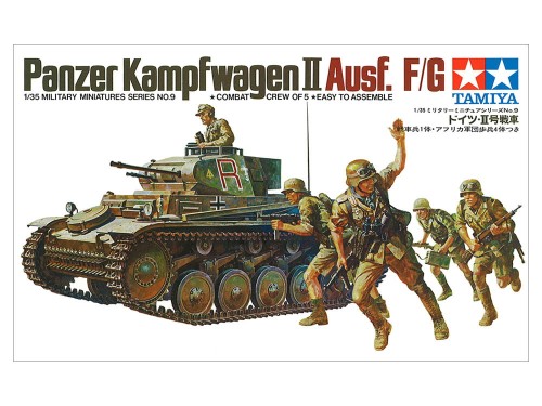 Czołg Panzerkampfwagen PzKpfw II Ausf. F/G 35009 Tamiya
