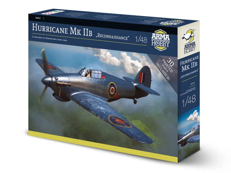 Samolot Hawker Hurricane Mk.IIb Reconnaissance 40012 Arma Hobby