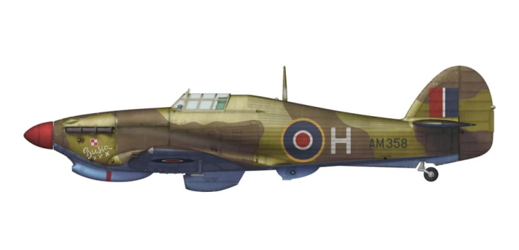 Samolot Hawker Hurricane Mk.IIb Reconnaissance 40012 Arma Hobby