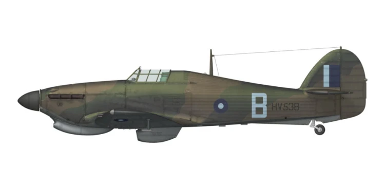 Samolot Hawker Hurricane Mk.IIb Reconnaissance 40012 Arma Hobby