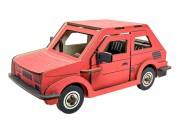 Samochód Fiat 126p maluch składanka drewniana LC-P399 Sea-Land
