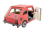 Samochód Fiat 126p maluch składanka drewniana LC-P399 Sea-Land