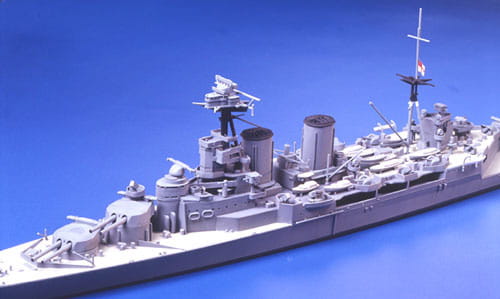 Okręt krążownik Hood & niszczyciel E Class 31806 Tamiya