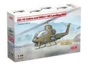 Śmigłowiec Bell AH-1G Cobra & M8A1 US Landing Mat 48298 ICM