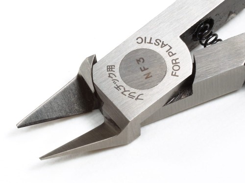 Cążki boczne Sharp Pointed Side Cutter for Plastic (Slim Jaw) 74123 Tamiya