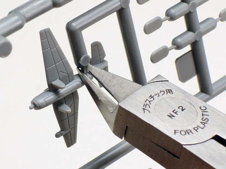 Cążki boczne Sharp Pointed Side Cutter for Plastic (Slim Jaw) 74123 Tamiya