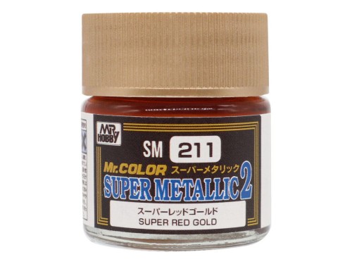 Farba metaliczna Mr.Color Super Red Gold SM211 Mr.Hobby