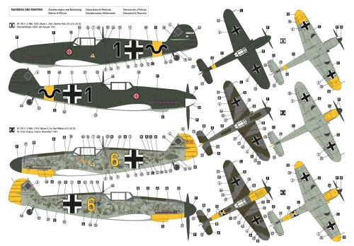 Samolot Messerschmitt Bf 109 F-4 Early Production 32014 Hobby 2000