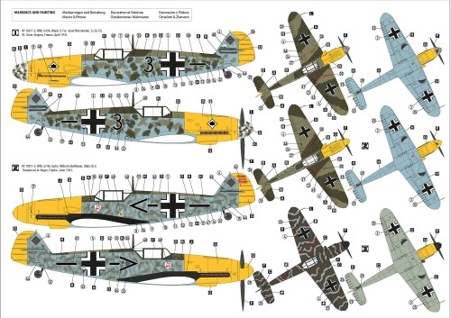 Samolot Messerschmitt Bf 109 F-2 Western Front 32015 Hobby 2000