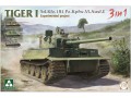 Czołg Tiger I Sd.Kfz.181 PzKpfw VI Ausf.E Experimental project 2192 Takom