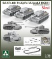 Czołg Tiger I Sd.Kfz.181 PzKpfw VI Ausf.E Experimental project 2192 Takom