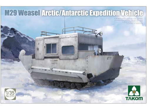 Pojazd M29 Weasel Arctic / Antarctic Expedition Vehicle 2193 Takom
