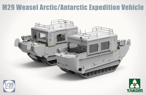 Pojazd M29 Weasel Arctic / Antarctic Expedition Vehicle 2193 Takom